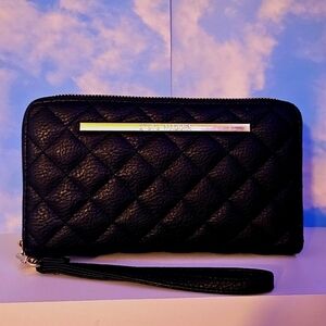 Steve Madden-Black Clutch Wallet